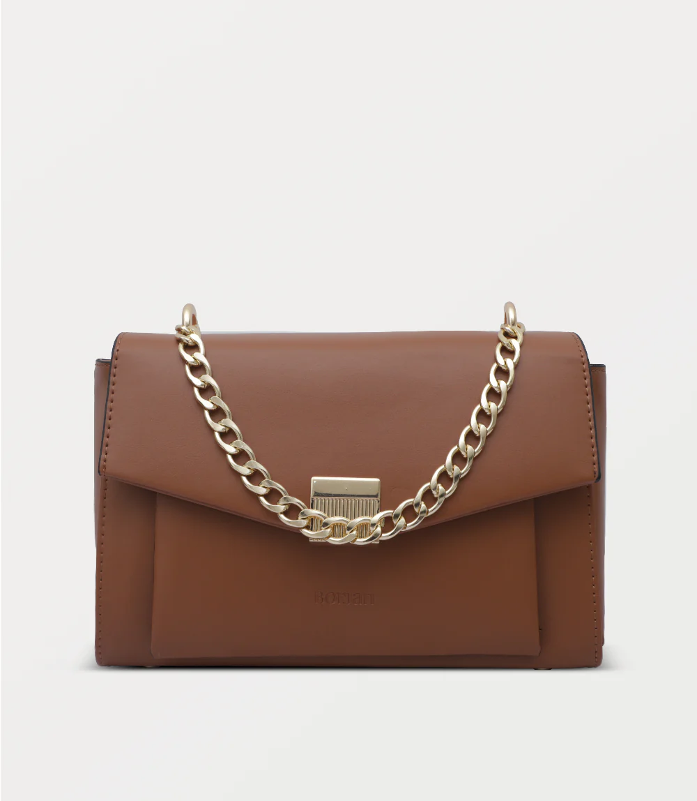 Women Shoulder Bag-TAN