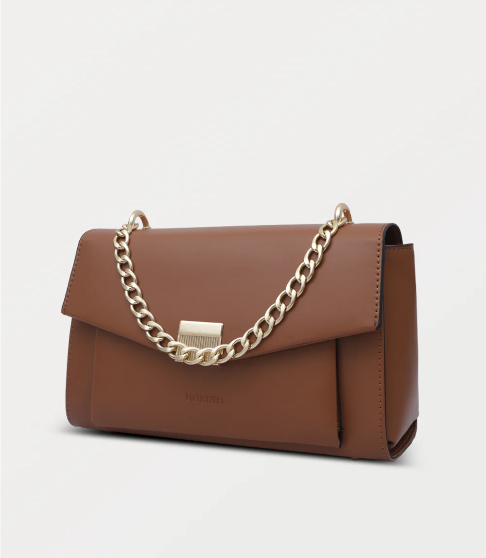 Women Shoulder Bag-TAN - Image 2