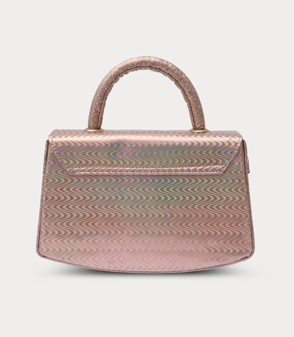 Women Shoulder Bag-PEACH - Image 3