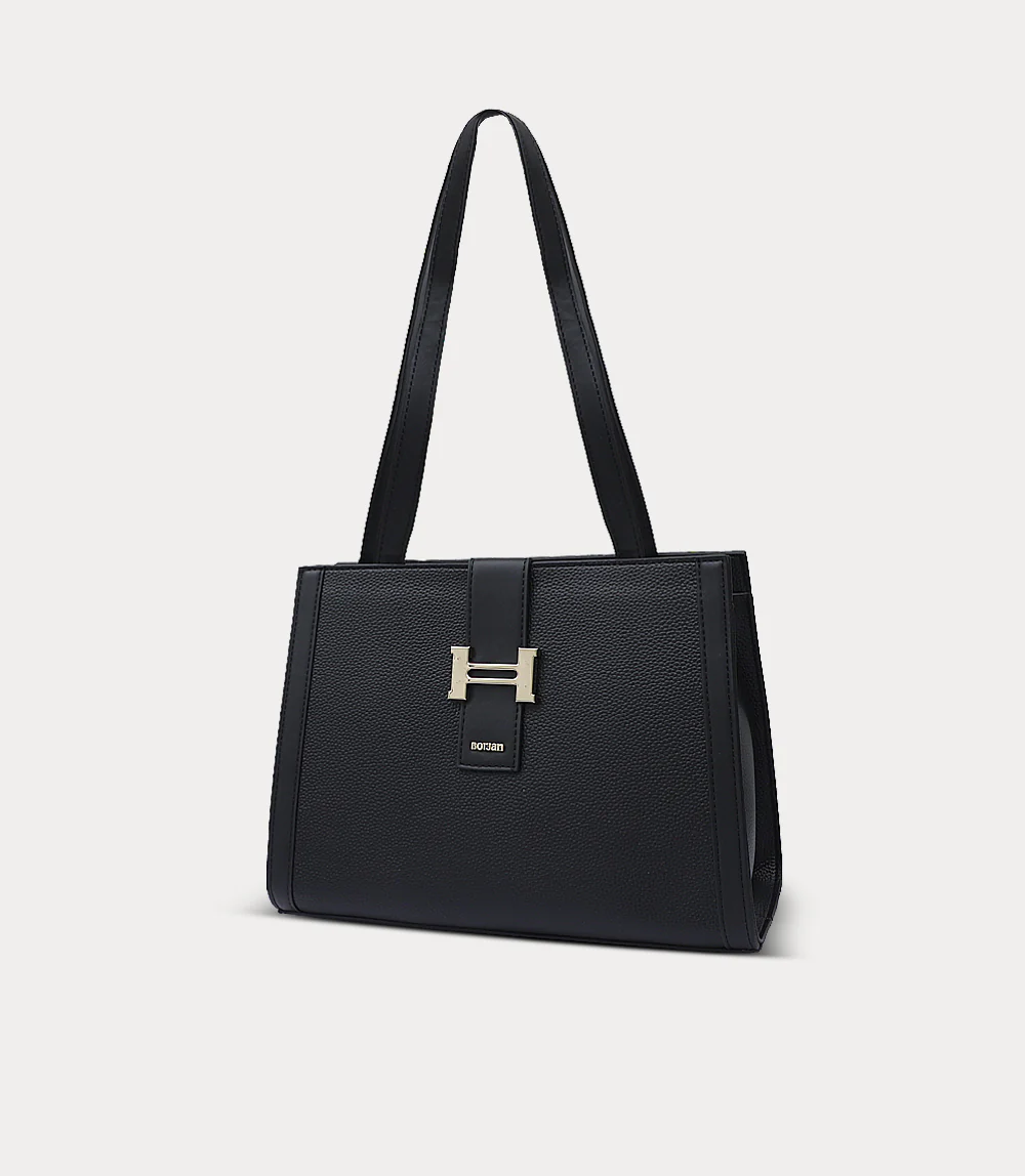 Women Shoulder Bag-BLACK - Image 2