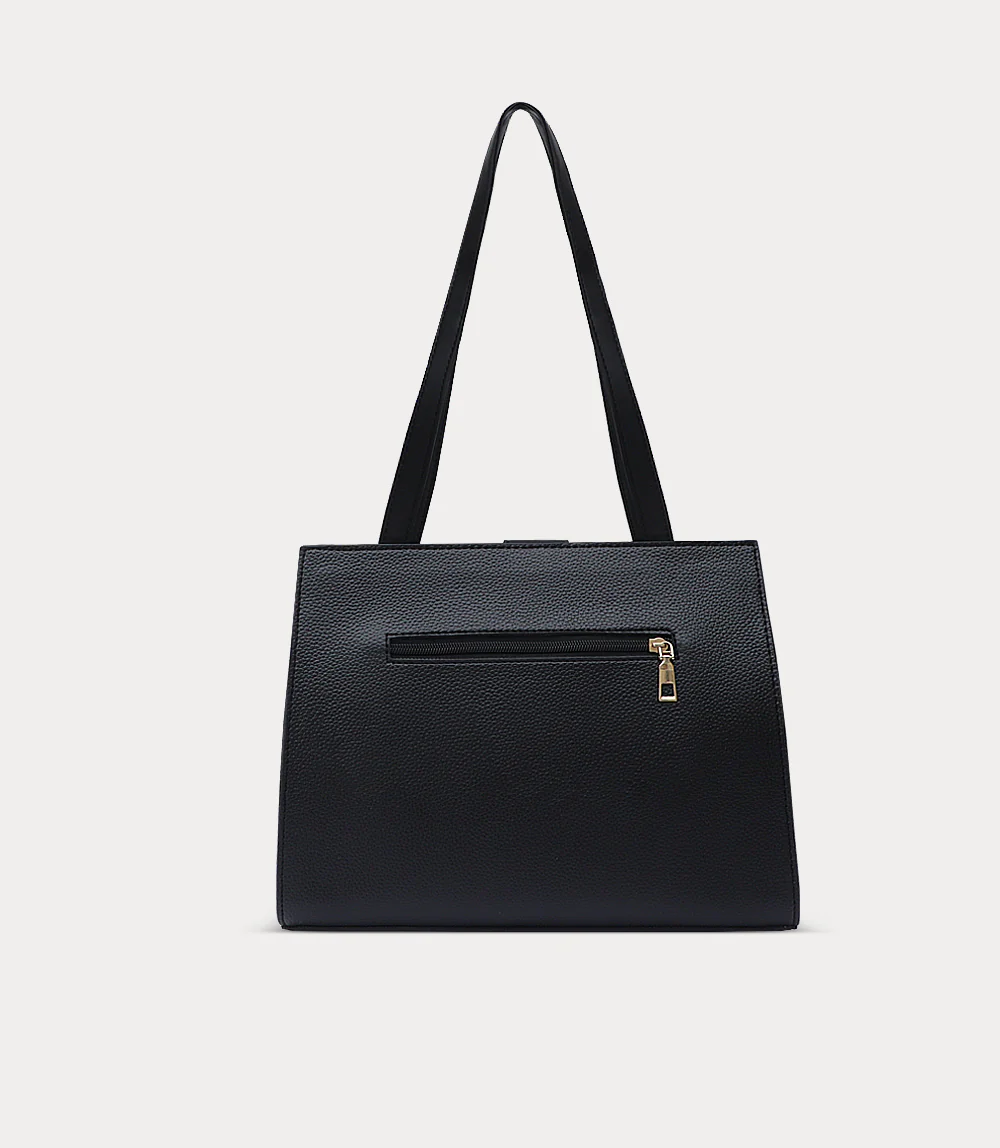 Women Shoulder Bag-BLACK - Image 3
