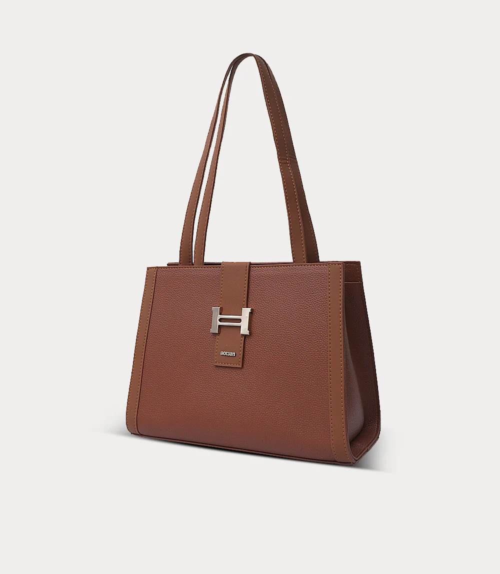 Women Shoulder Bag-TAN - Image 2