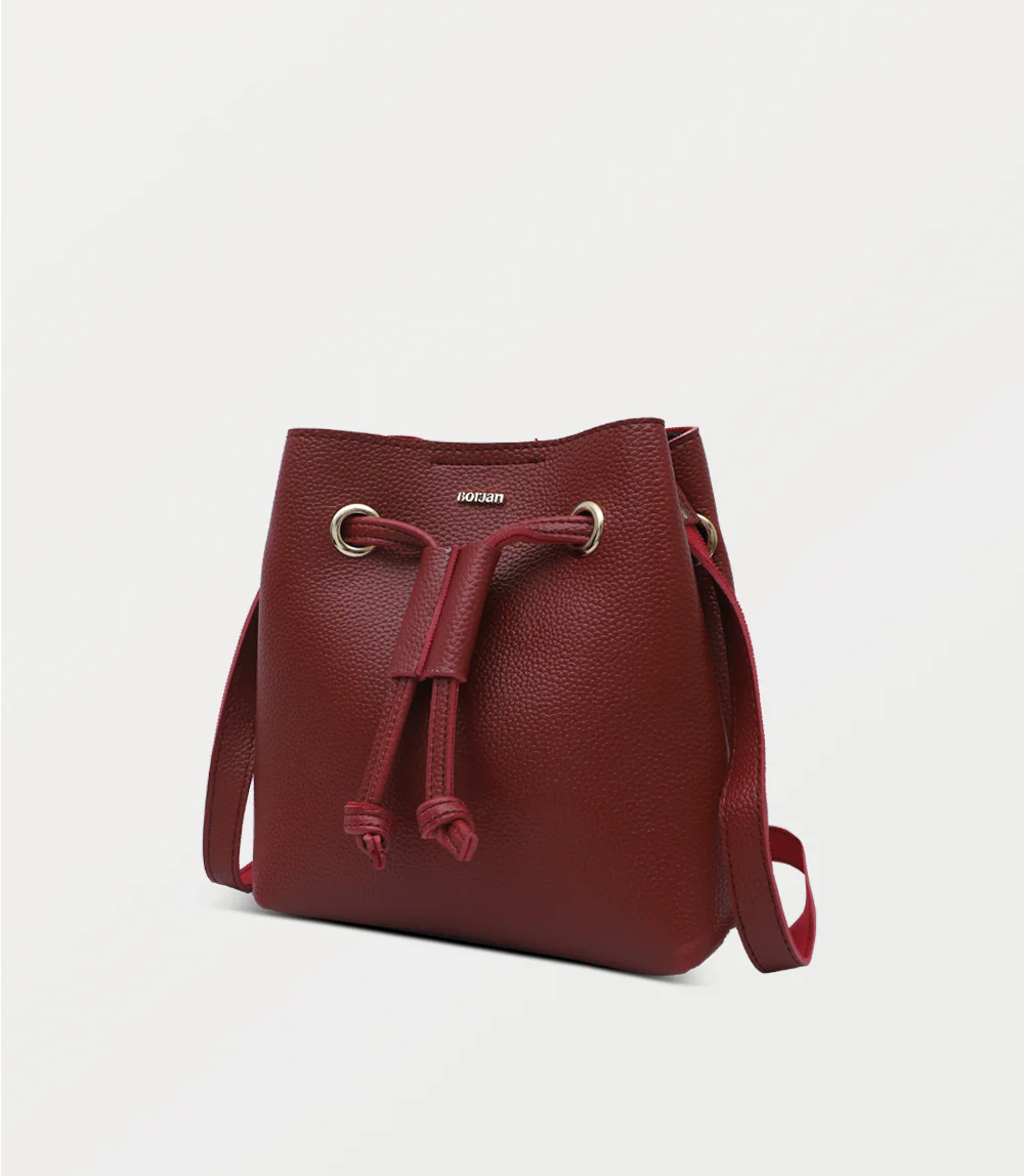 Women Shoulder Bag-MAROON - Image 2
