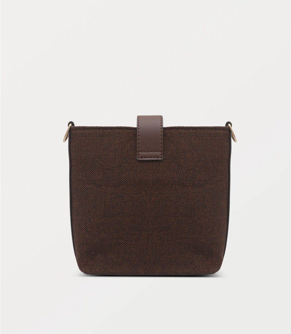Women Shoulder Bag-DARK BROWN - Image 3