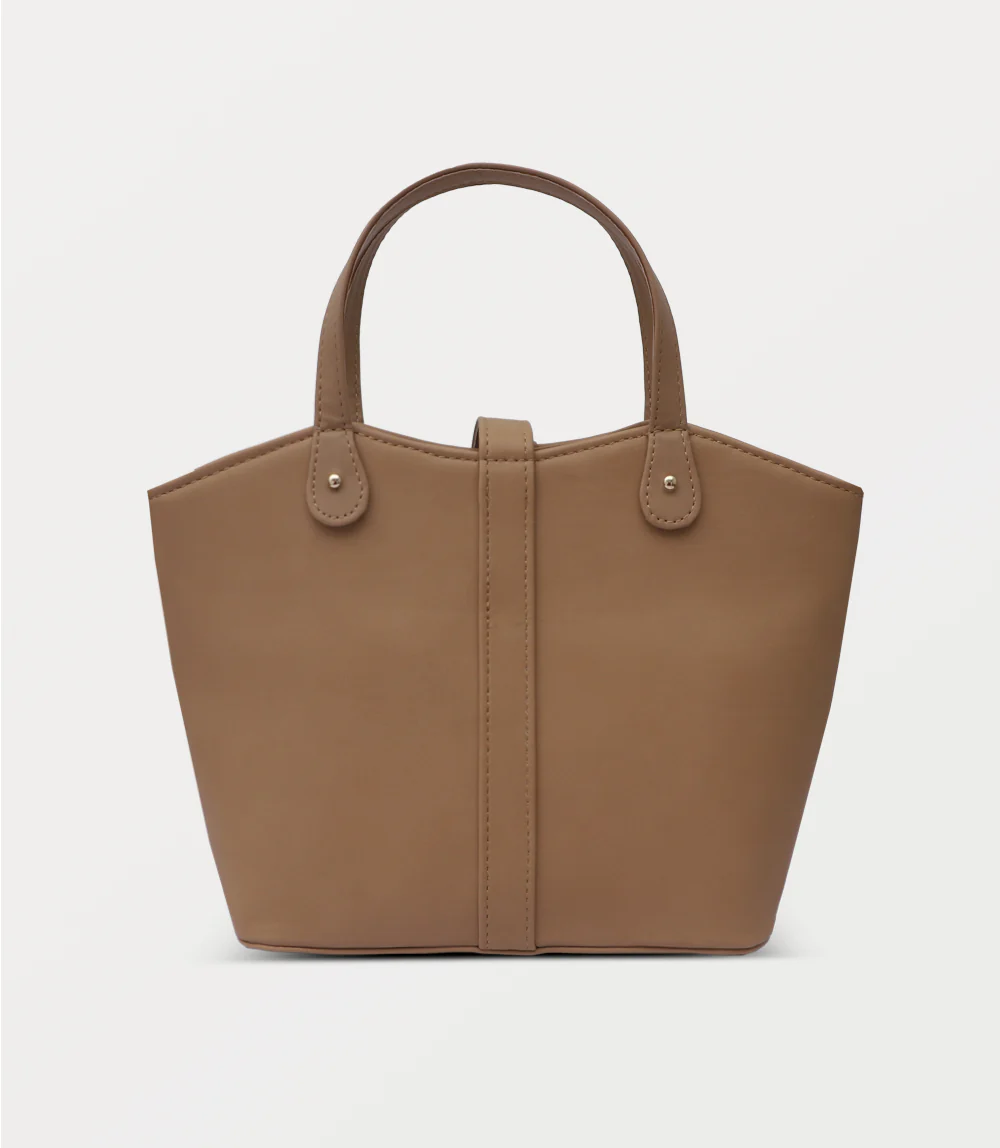 Women Shoulder Bag-BEIGE - Image 3