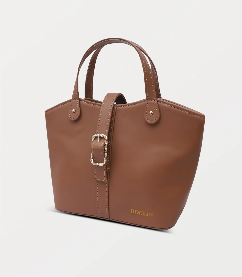 Women Shoulder Bag-TAN - Image 2