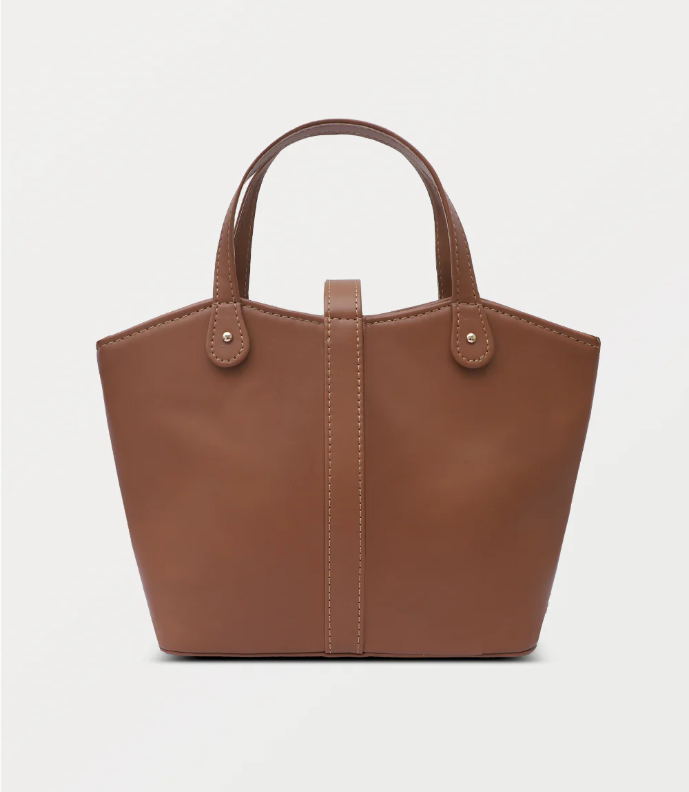 Women Shoulder Bag-TAN - Image 3