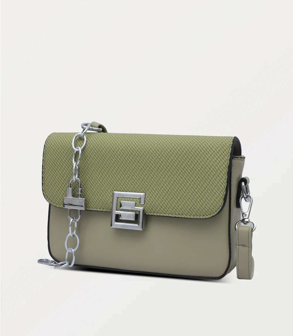 Women Shoulder Bag-GREEN - Image 2