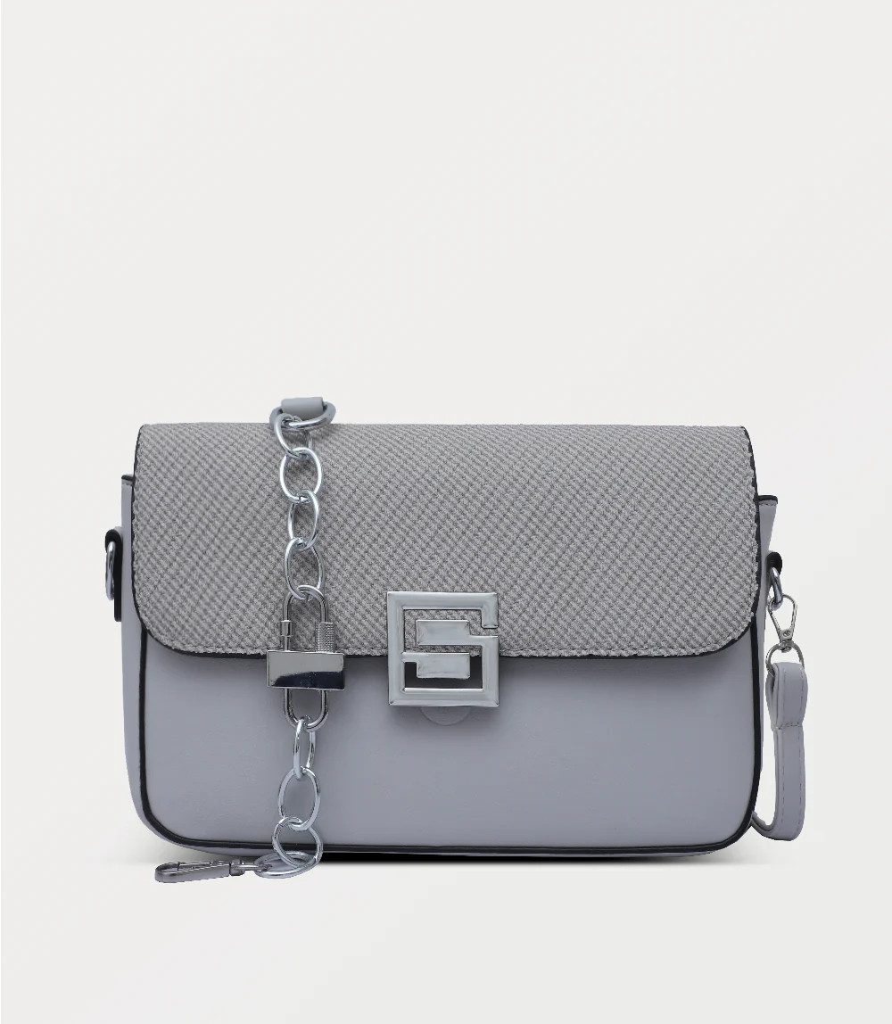 Women Shoulder Bag-GREY