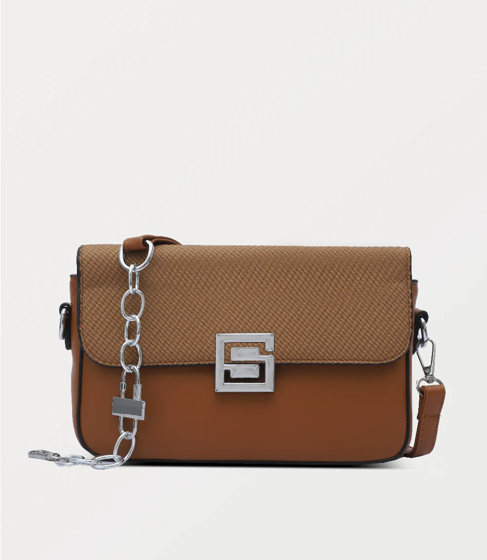 Women Shoulder Bag-TAN