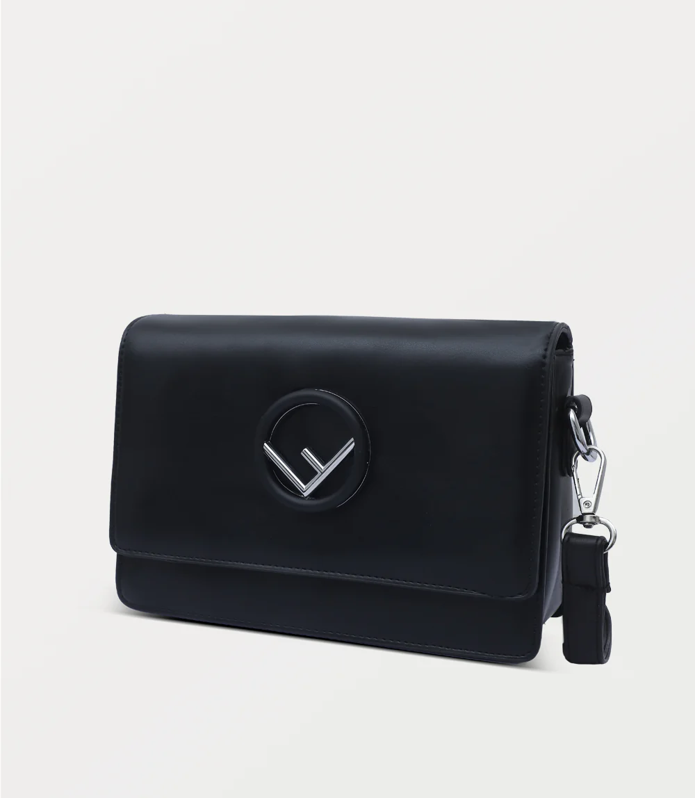 Women Shoulder Bag-BLACK - Image 2