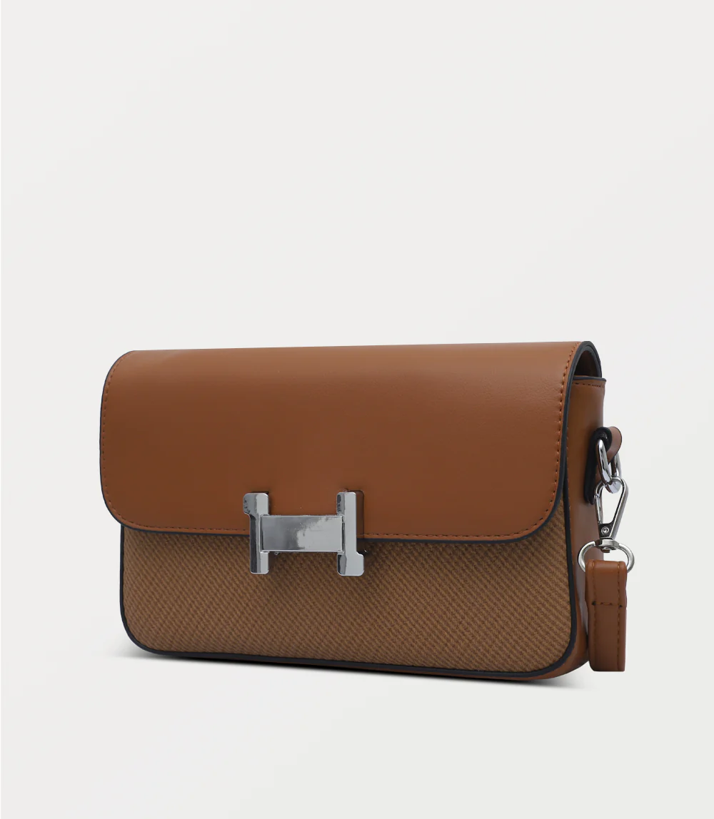 Women Boxy Bag-TAN - Image 2