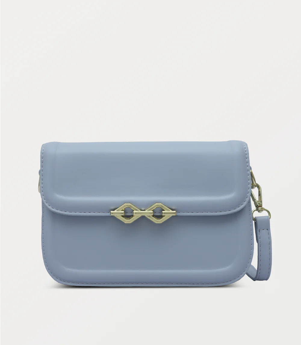 Women Boxy Bag-BLUE