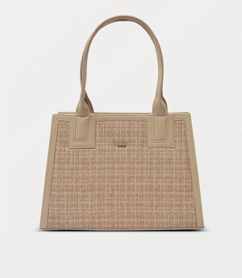 Women Shoulder Bag-BEIGE