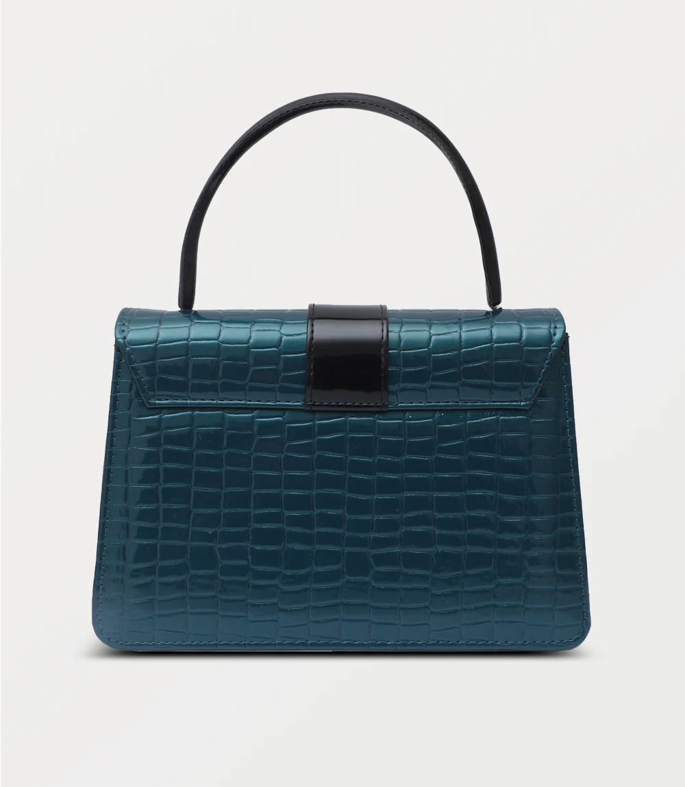 Women Hand Bag-BOTTLEGREEN - Image 3