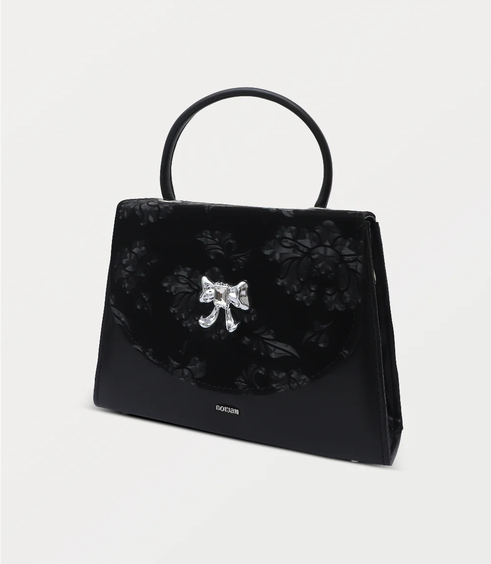Women Shoulder Bag-BLACK - Image 2