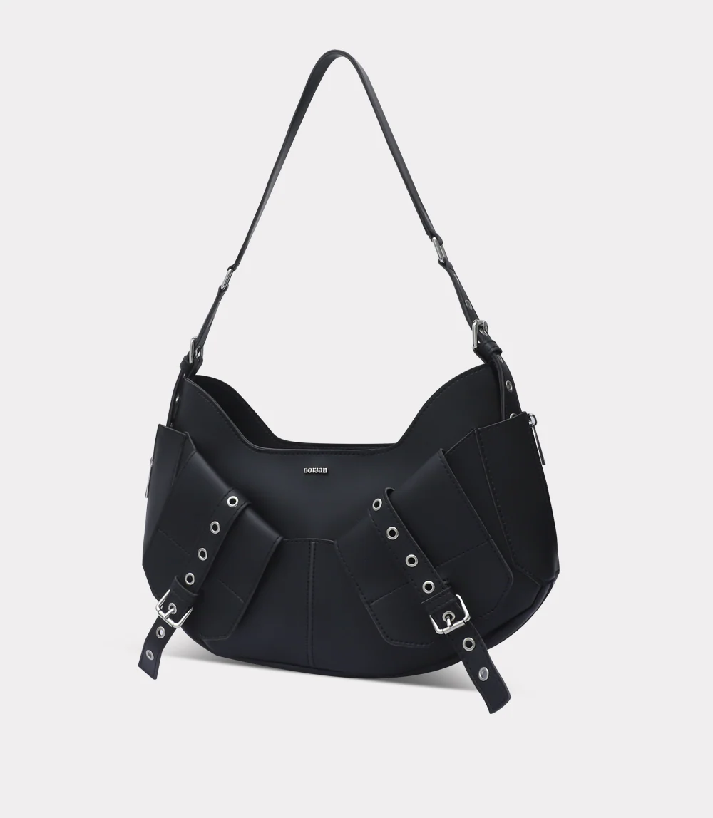 Women Hand Bag-BLACK - Image 2