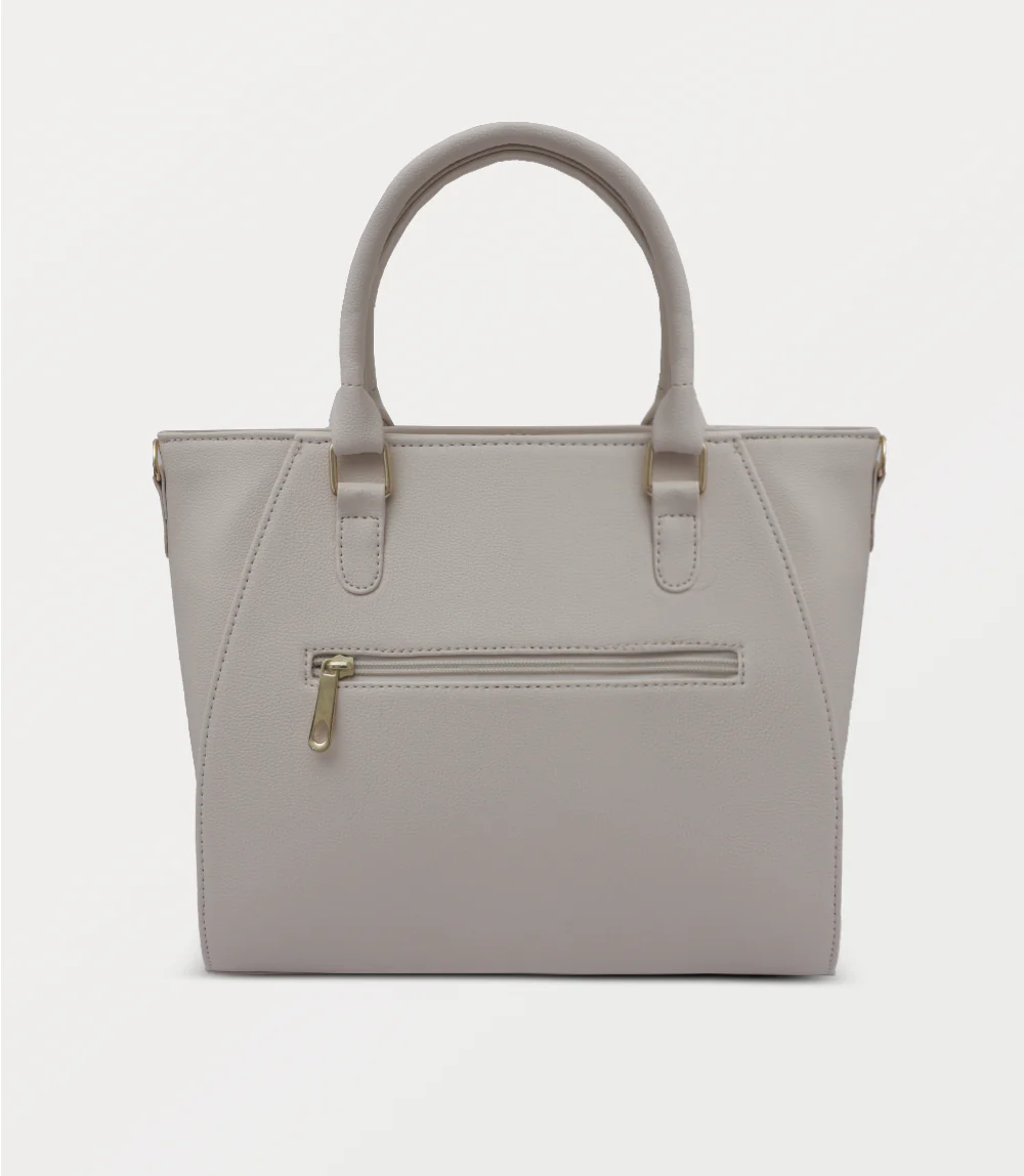 Women Shoulder Bag-IVORY - Image 3