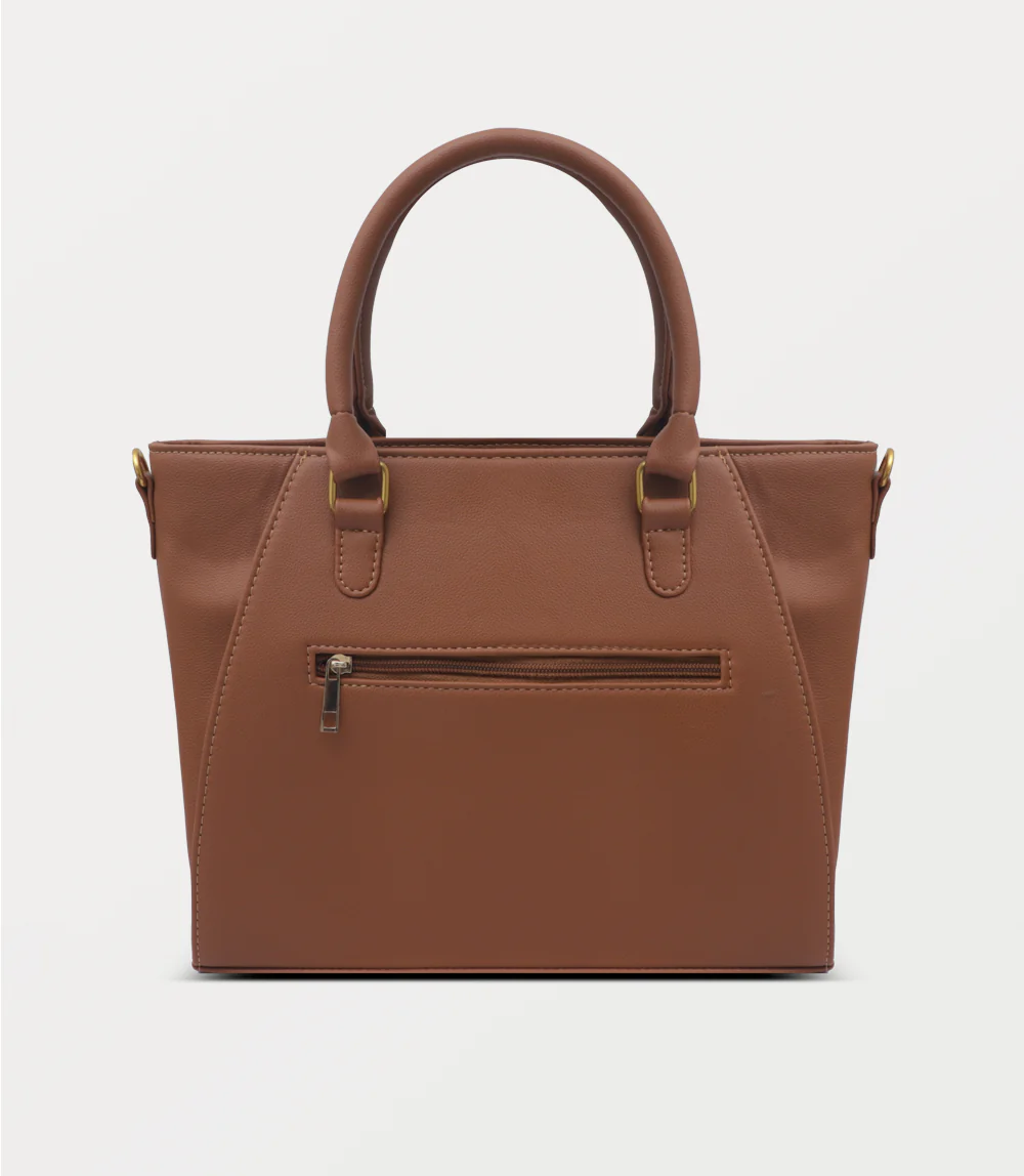 Women Shoulder Bag-TAN - Image 3