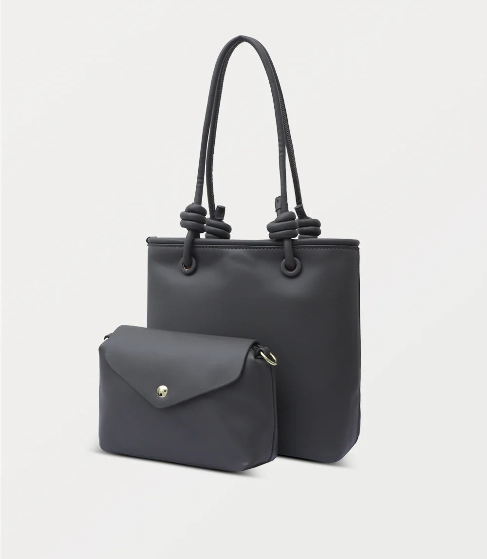 Women Shoulder Bag-GREY - Image 2