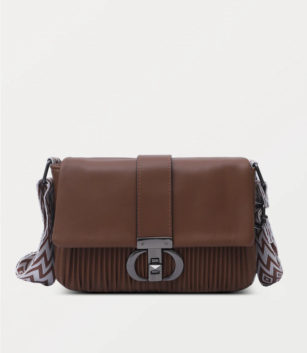 Women Shoulder Bag-BROWN