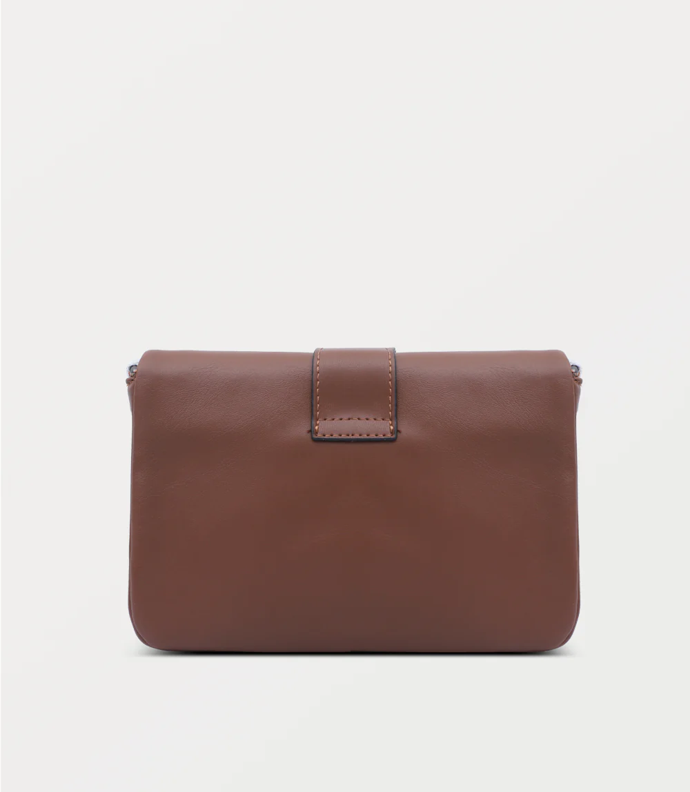 Women Shoulder Bag-BROWN - Image 3