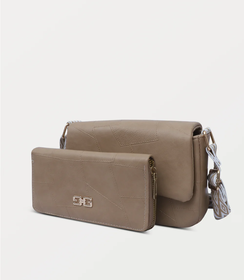 Women Boxy Bag-APRICOT - Image 2