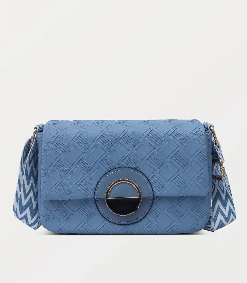 Women Boxy Bag-BLUE