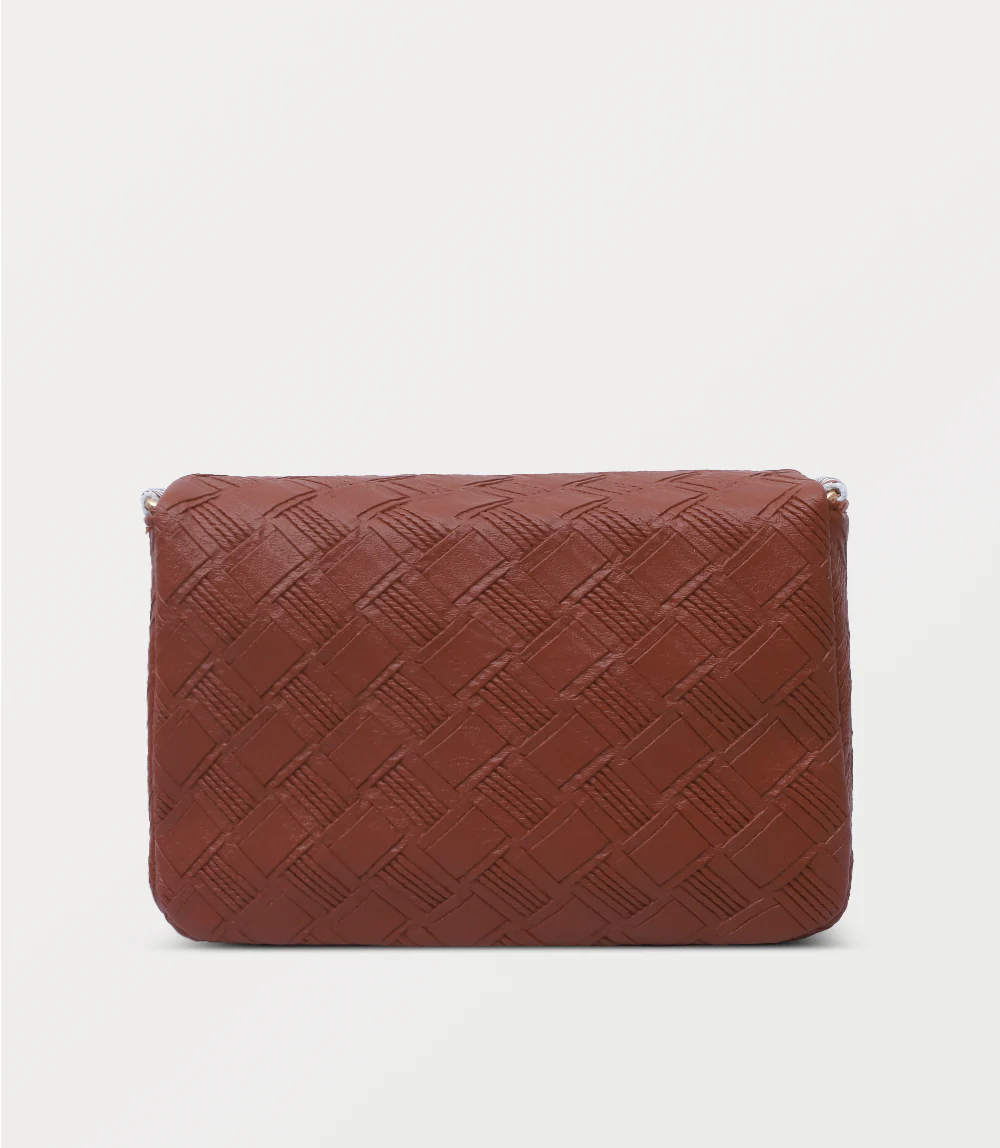 Women Boxy Bag-BROWN - Image 3