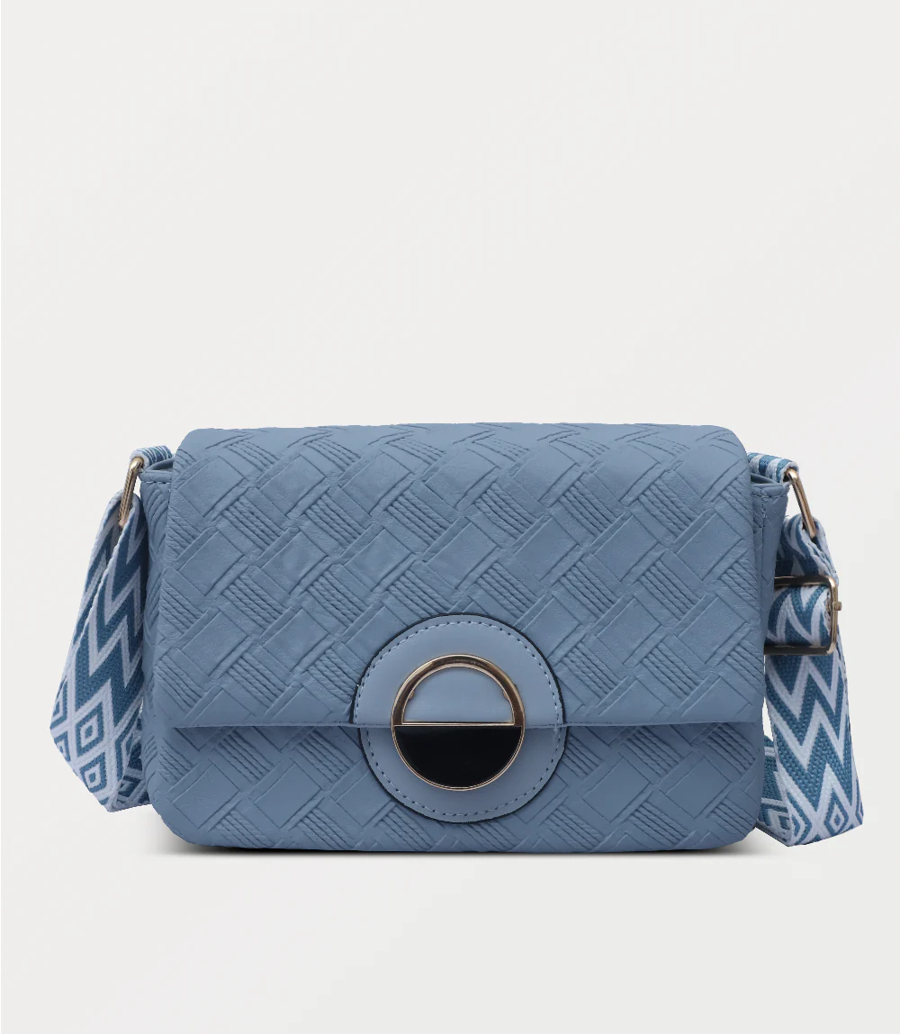 Women Boxy Bag-LIGHT BLUE