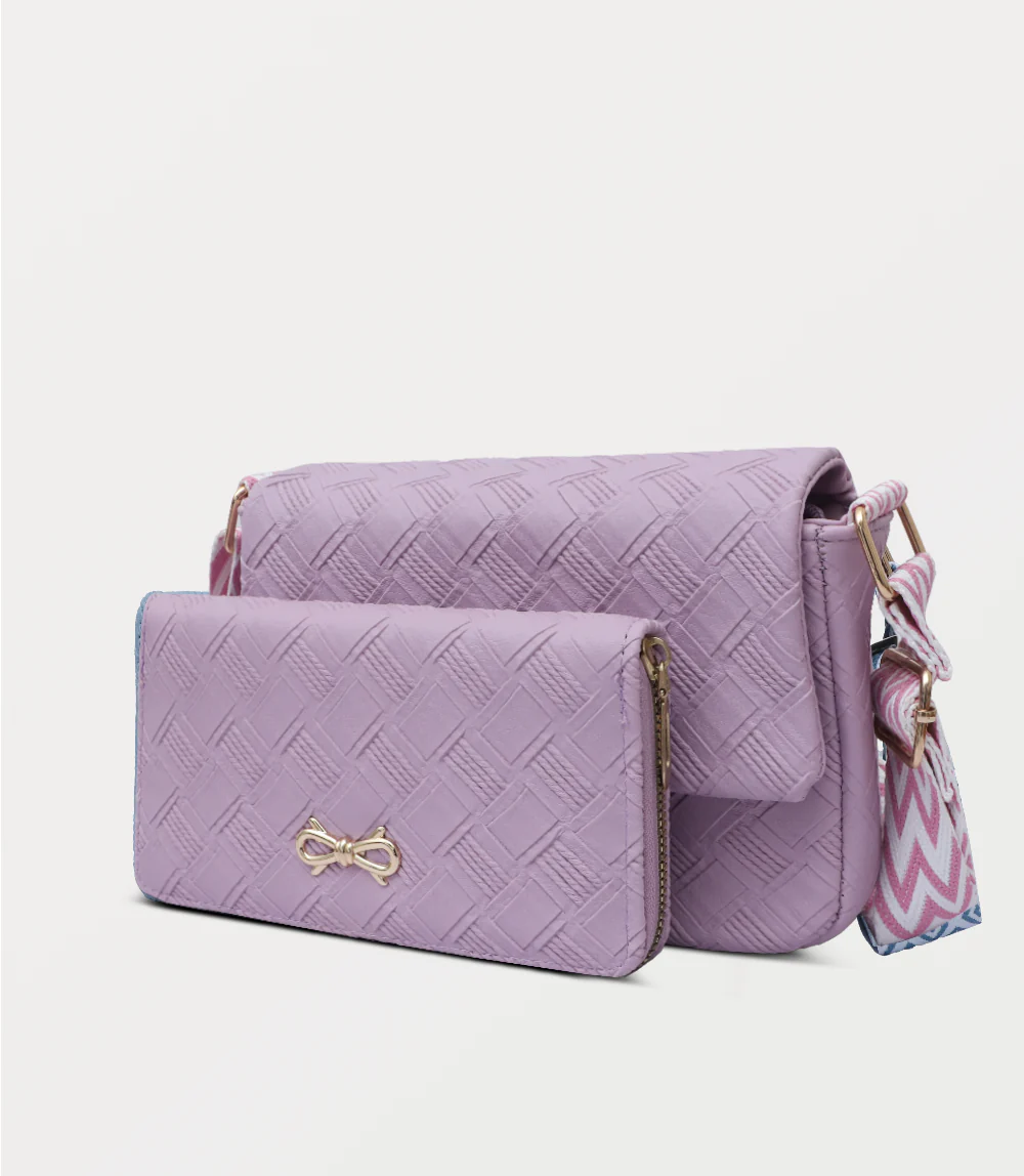 Women Boxy Bag-LIGHT PURP - Image 2