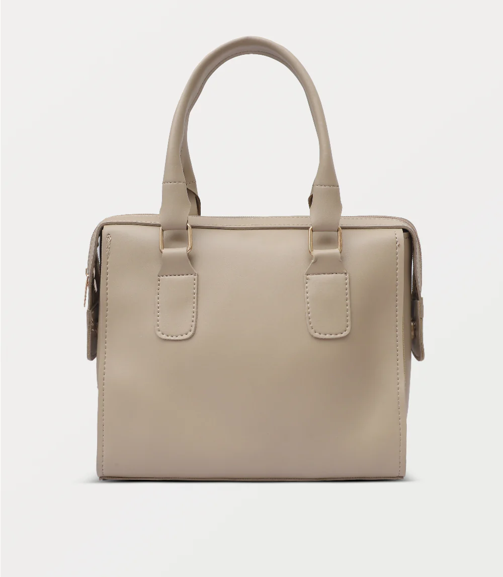 Women Shoulder Bag-BEIGE - Image 3